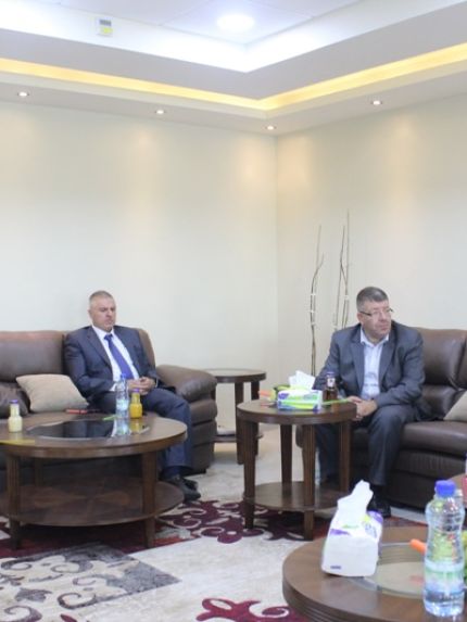 Palestine Polytechnic University (PPU) - وفد من الجمعية الخيرية المتحدة للأراضي المقدسة يزور جامعة بوليتكنك فلسطين