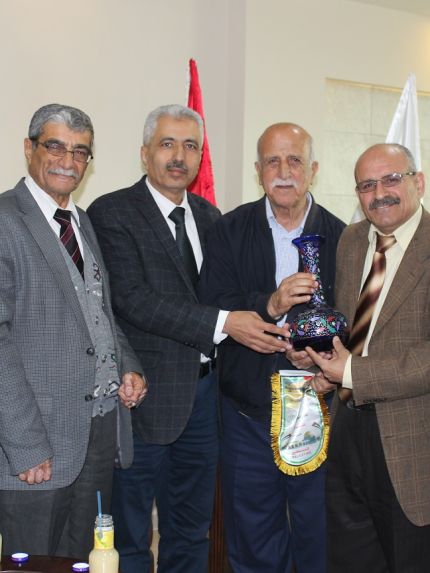 Palestine Polytechnic University (PPU) - الاستاذ عزيز العصا ينثر عبق القدس في رحاب جامعة بوليتكنك فلسطين