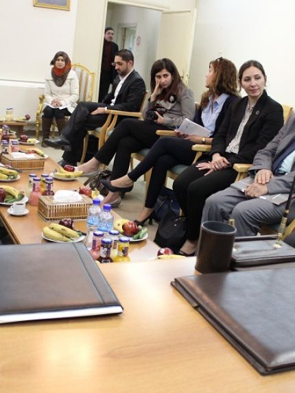 Palestine Polytechnic University (PPU) - محافظ سلطة النقد يزور رابطة الجامعيين في محافظة الخليل