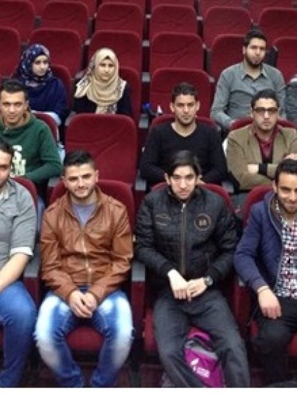 Palestine Polytechnic University (PPU) - المدير التنفيذي للجمعية الخيرية المتحدة للأراضي المقدسة يزور جامعة بوليتكنك فلسطين