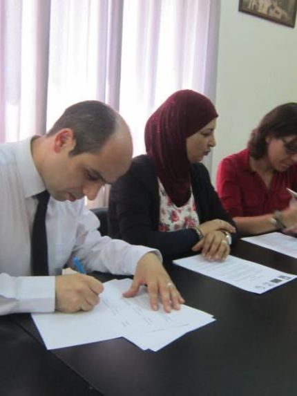 Palestine Polytechnic University (PPU) - جامعة بوليتكنك فلسطين ولجان العمل الصحي ومؤسسة الحركة من أجل السلام يوقعون اتفاقية شراكة ثلاثية