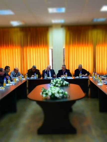 Palestine Polytechnic University (PPU) - بدء التحضيرات الخاصة بعقد المؤتمر الوطني الثالث للسلامة والصحة المهنية  تحت شعار "تطوير استخدام احصائيات السلامة والصحة المهنية"