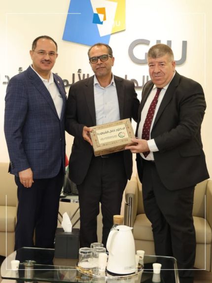 Palestine Polytechnic University (PPU) - رئيس الجامعة الألمانية الأردنية يستقبل نائب رئيس جامعة بوليتكنك فلسطين لبحث آفاق التعاون المشترك
