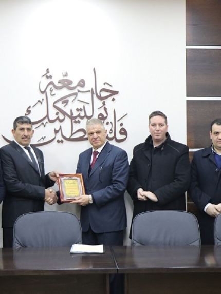 Palestine Polytechnic University (PPU) - عزام الشماس يحصل على براءة  اختراع فلسطينية بالتعاون مع جامعة بوليتكنك فلسطين  