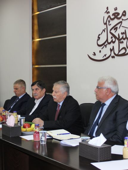 Palestine Polytechnic University (PPU) - جامعة بوليتكنك فلسطين تعقد الاجتماع الدوري الأول لمجلس الجامعة لعام 2018