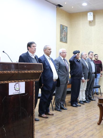 Palestine Polytechnic University (PPU) - جامعة بوليتكنك فلسطين واللجنة الوطنية العليا للسلامة والصحة المهنية في فلسطين تحتفل في فعاليات اليوم العالمي للسلامة والصحة المهنية بعنوان (جيل ينعم بالصحة والسلامة المهنية) 