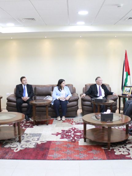 Palestine Polytechnic University (PPU) - جامعة بوليتكنك فلسطين تستقبل السفير التركي لدى دولة فلسطين وتبحث سبل تعزيز التعاون المشترك