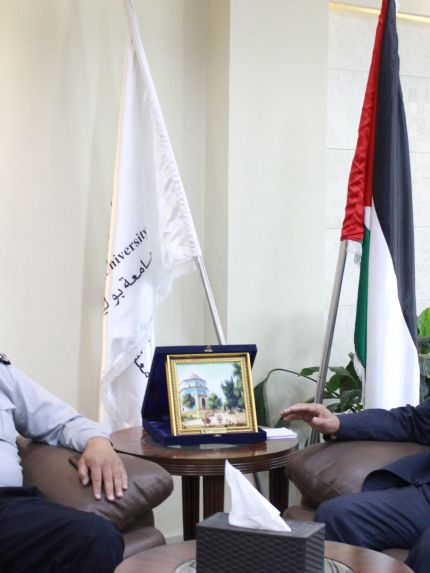 Palestine Polytechnic University (PPU) - الدفاع المدني الفلسطيني يُكرّم الأستاذ الدكتورعماد الخطيب والدكتور اسحق سدر عضوا المجلس المركزي الجُدد