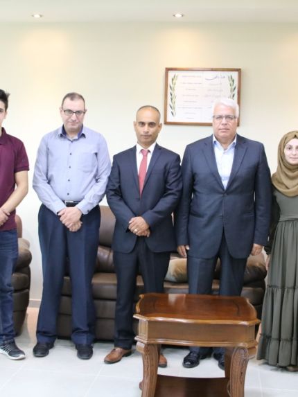 Palestine Polytechnic University (PPU) - جامعة بوليتكنك فلسطين تستقبل المدير التنفيذي من مجموعة الأخوة العرب