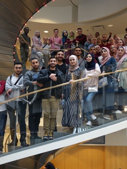 Palestine Polytechnic University (PPU) -  عودة 38 طالباً وطالبة بعد المشاركة في برنامج تبادل طلابي إلى جامعة ميتشغان في الولايات المتحدة الأمريكية