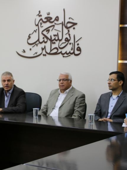 Palestine Polytechnic University (PPU) - جامعة بوليتكنك فلسطين وشركة النسيم إخوان للتجارة والاستثمار يستعرضان نتائج مشروع التعاون المشترك ويكرمان فريق العمل في المشروع 