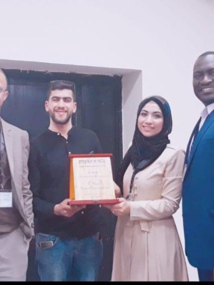 Palestine Polytechnic University (PPU) - جامعة بولتكنك فلسطين تفوز بأفضل بوستر في مؤتمر PFMR للأبحاث الطبية المنعقد في جامعة بيرزيت