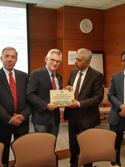 Palestine Polytechnic University (PPU) - زيارة وفد أكاديمي من جامعة بوليتكنك فلسطين لجامعة كورك في ايرلندا ضمن مشروع  TAP