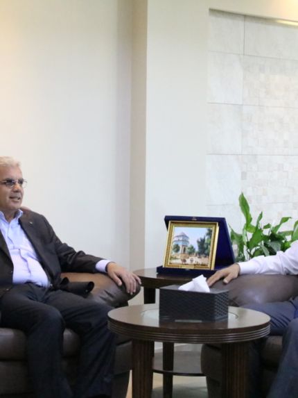 Palestine Polytechnic University (PPU) - جامعة بوليتكنك فلسطين تستقبل سفير فلسطين لدى دولة الكويت