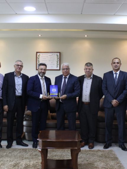Palestine Polytechnic University (PPU) - جامعة بوليتكنك فلسطين تستقبل وفداً من البنك الإسلامي العربي