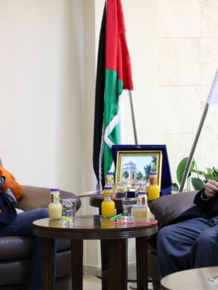 Palestine Polytechnic University (PPU) - جامعة بوليتكنك فلسطين تبحث آفاق التعاون مع جامعة تكساس ومؤسسة منيب وانجلا المصري