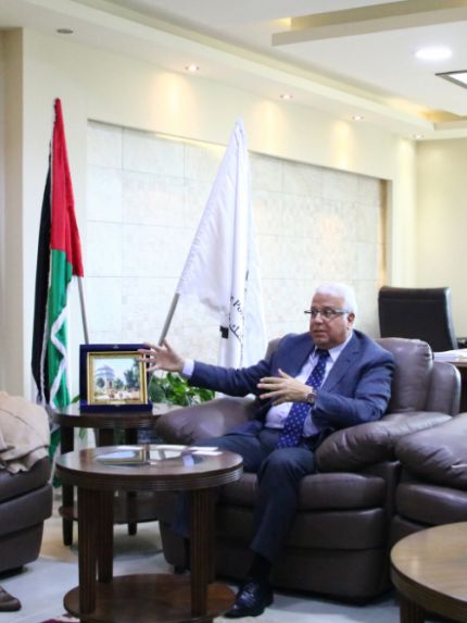 Palestine Polytechnic University (PPU) - جامعة بوليتكنك فلسطين تستقبل وفداً من مستشاري مكتب رئاسة الوزراء للتنمية العنقودية