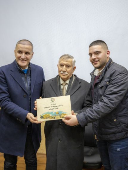 Palestine Polytechnic University (PPU) - جامعة بوليتكنك فلسطين تستقبل رجل الأعمال الفلسطيني طارق النتشة وتبحث آفاق التعاون المشترك