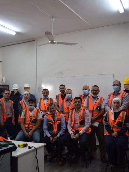 Palestine Polytechnic University (PPU) -  المركز الوطني الفلسطيني للسلامة والصحة المهنية في جامعة بوليتكنك فلسطين يستضيف خبراء ومدربين في السلامة والصحة المهنية في فلسطين 