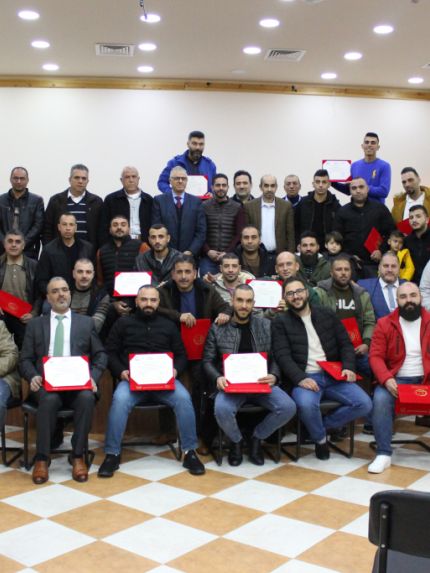 Palestine Polytechnic University (PPU) - جامعة بوليتكنك فلسطين تحتفل بتخريج كوكبة من خريجي دورة مدراء الكراجات 
