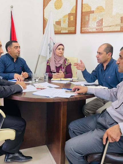 Palestine Polytechnic University (PPU) - اللجنة التنفيذية لمركز الحجر والرخام تعقد اجتماعها الاول للعام الحالي 