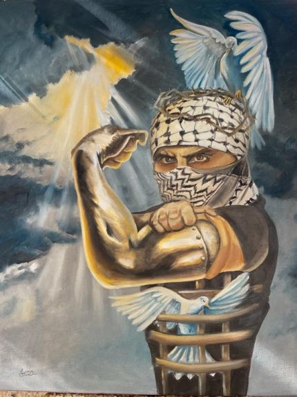 Palestine Polytechnic University (PPU) - الطالبة دويك من جامعة بوليتكنك فلسطين تفوز في المرتبة الثالثة في  مسابقة شمس الحرية