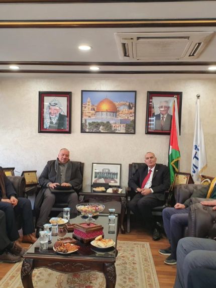 Palestine Polytechnic University (PPU) - جامعة بوليتكنك فلسطين ووزارة  الاتصالات وتكنولوجيا المعلومات يبحثان افاق التعاون المُشترك ضمن مشروع  MED-QUAD