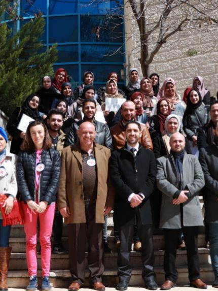 Palestine Polytechnic University (PPU) - مركز التميّز والتعليم المُستمر يحتفل بخريجي تدريبات مشروع اللجنة الدولية للصليب الأحمر