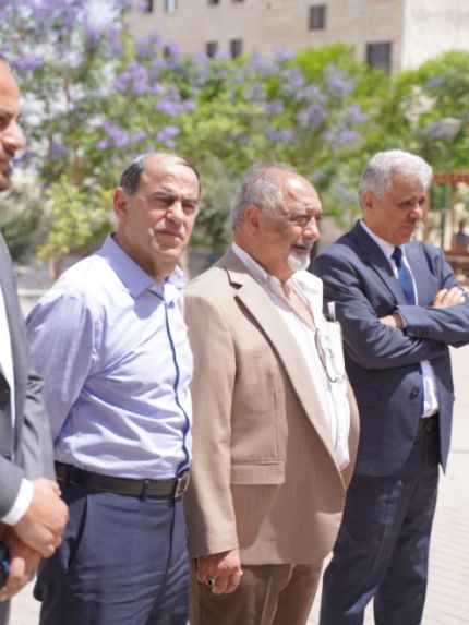 Palestine Polytechnic University (PPU) - جامعة بوليتكنك فلسطين تستقبل رجل الأعمال الفلسطيني باسم حشمة