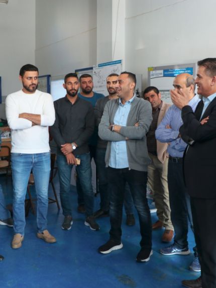 Palestine Polytechnic University (PPU) - جامعة بوليتكنك فلسطين تستضيف تدريبا لتطوير قدرات المدربين في تقنيات السيارات الكهربائية والهجينة