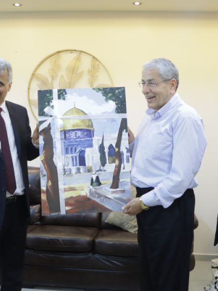 Palestine Polytechnic University (PPU) - جامعة بوليتكنك فلسطين تستقبل وفدا من جمعية صندوق دعم الطالب الفلسطيني 