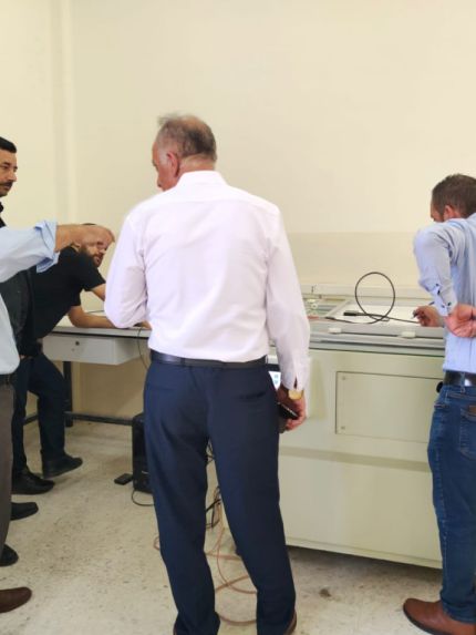 Palestine Polytechnic University (PPU) - زيارة وفد من مؤسسة المواصفات والمقاييس إلى مركز التميز في أبحاث المياه والطاقة والبيئة