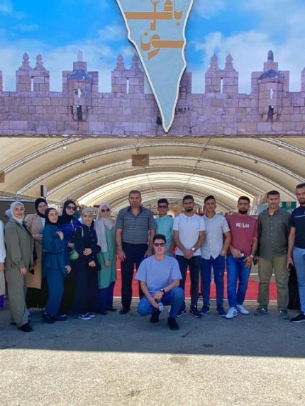 Palestine Polytechnic University (PPU) - طلبة جامعة بوليتكنك فلسطين يزورون معرض فلسطين الدولي الثالث عشر للكتاب 2023م