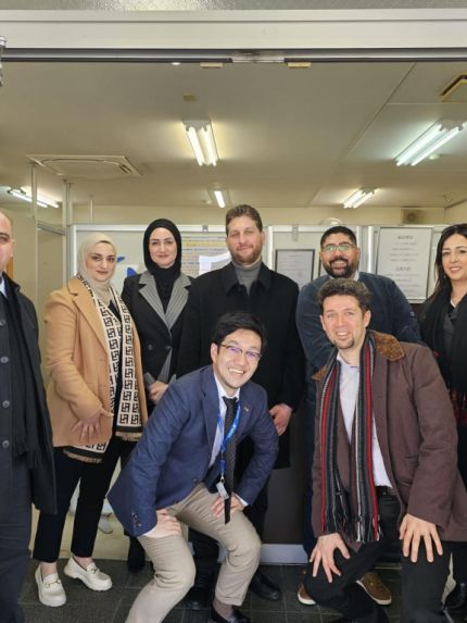 Palestine Polytechnic University (PPU) - وفد من جامعة بوليتكنك فلسطين في زيارة لمصانع شركة نيسين العالمية في اليابان
