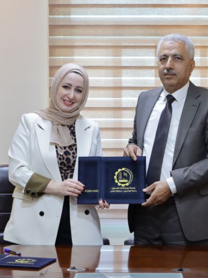 Palestine Polytechnic University (PPU) - جامعة بوليتكنك فلسطين وجَمعية رائدات الإعلام التعاونية تُوقّعان اتفاقية تعاون في مَجال الإعْلَامِ اَلرَّقْمِيّ