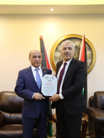 Palestine Polytechnic University (PPU) - جامعة بوليتكنك فلسطين تستقبل وزير النقل والمواصلات الفلسطيني 