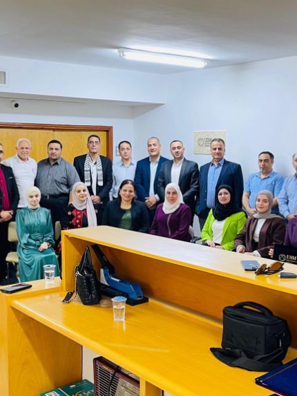 Palestine Polytechnic University (PPU) - جامعة بوليتكنك فلسطين تشارك مع اتحاد صناعة الحجر والرخام وبرنامج تصدير في اختتام برنامج تدريب وتأهيل مشرفي ومشرفات الصحة والسلامة المهنية