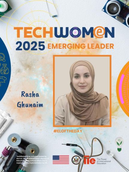 Palestine Polytechnic University (PPU) - مشاركة عميدة كلية العلوم التطبيقية د. رشا غنيم في الدفعة الخامسة عشرة من برنامج TechWomen2025