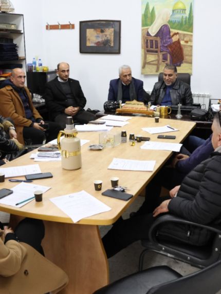 Palestine Polytechnic University (PPU) - كلية الفنون والتصميم تعقد اجتماعاً موسعاً بحضور رئيس الجامعة والنائب الاكاديمي لتعزيز الحوار وتطوير المسيرة التعليمية