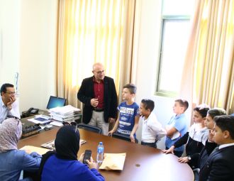 استقبال جامعة بوليتكنك فلسطين للمدرسة الكورية الفلسطيني…