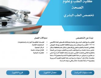 مجالات عمل التخصصات